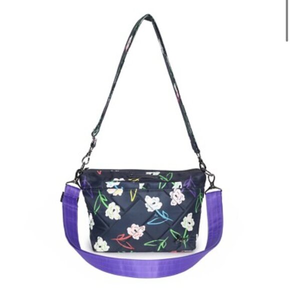 Lug Flare 2 Crossbody Bag in Bright Floral With 2 Straps, NWT - Picture 3 of 11
